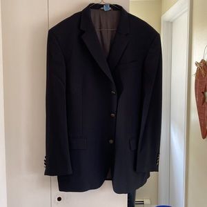 Brand New 100% wool - Nautica classic fit suit jacket. Dark blue size 46R